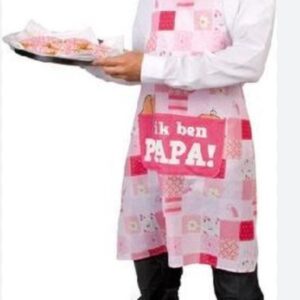 Roze schort ik ben papa