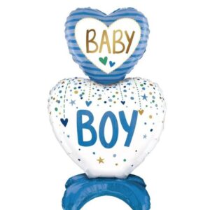 Baby boy ballon pilaar